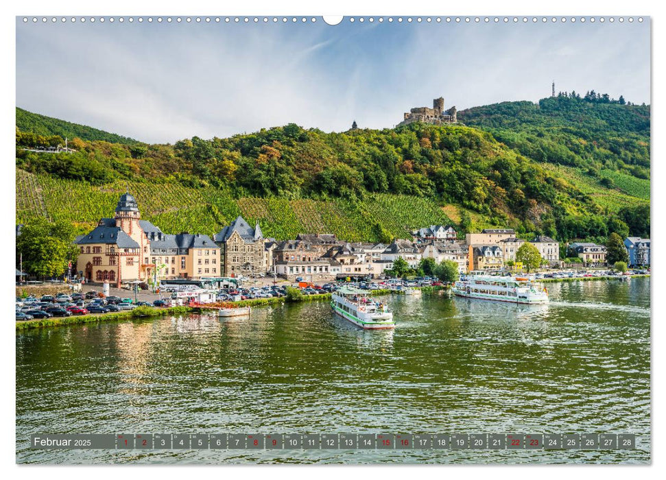 Mosel-Burgen (CALVENDO Premium Wandkalender 2025)