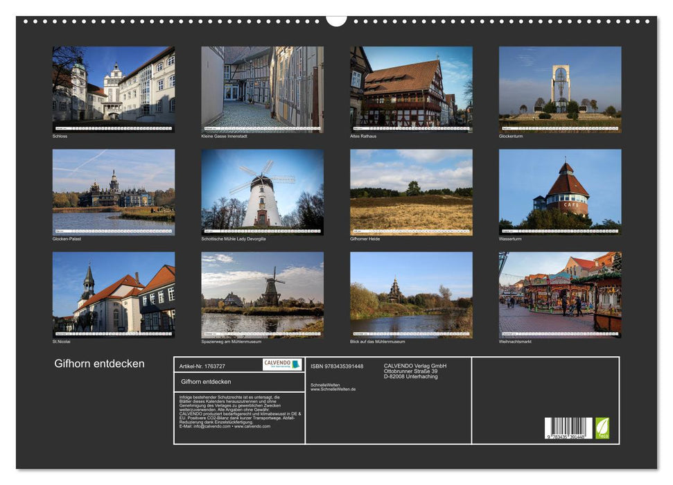 Gifhorn entdecken (CALVENDO Wandkalender 2025)