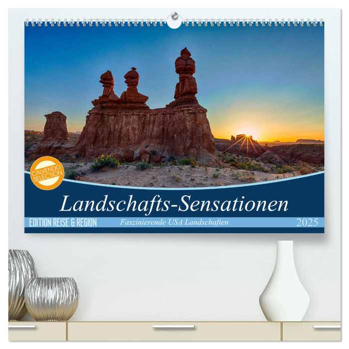 Landschafts-Sensationen (CALVENDO Premium Wandkalender 2025)