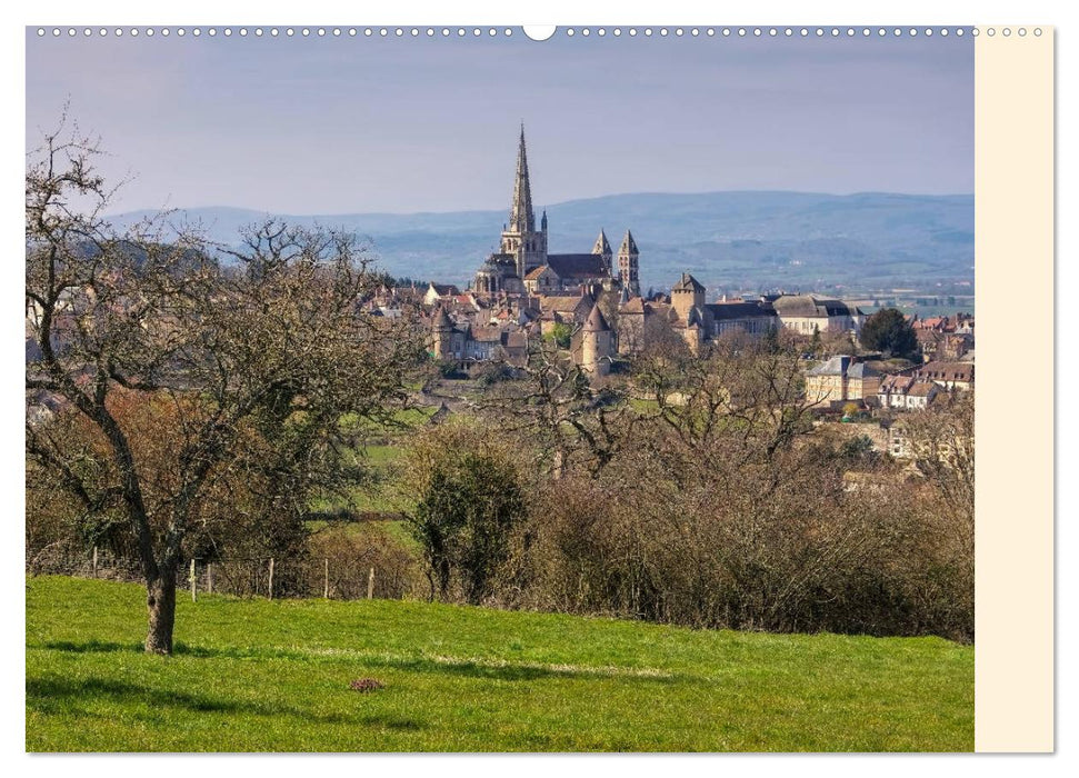 Burgund - Das grüne Herz Frankreichs (CALVENDO Wandkalender 2025)