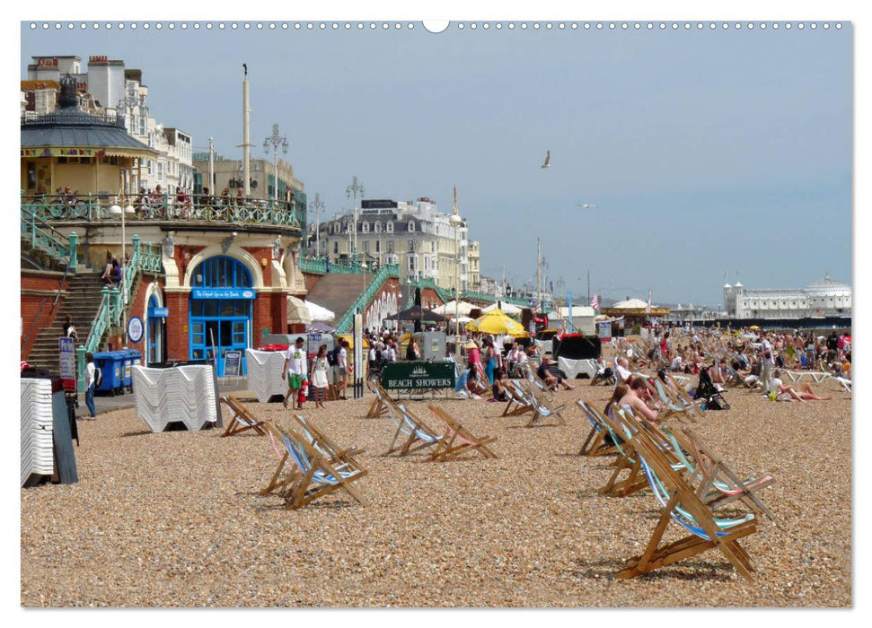 Brighton Pier Bunter Sommer (CALVENDO Premium Wandkalender 2025)