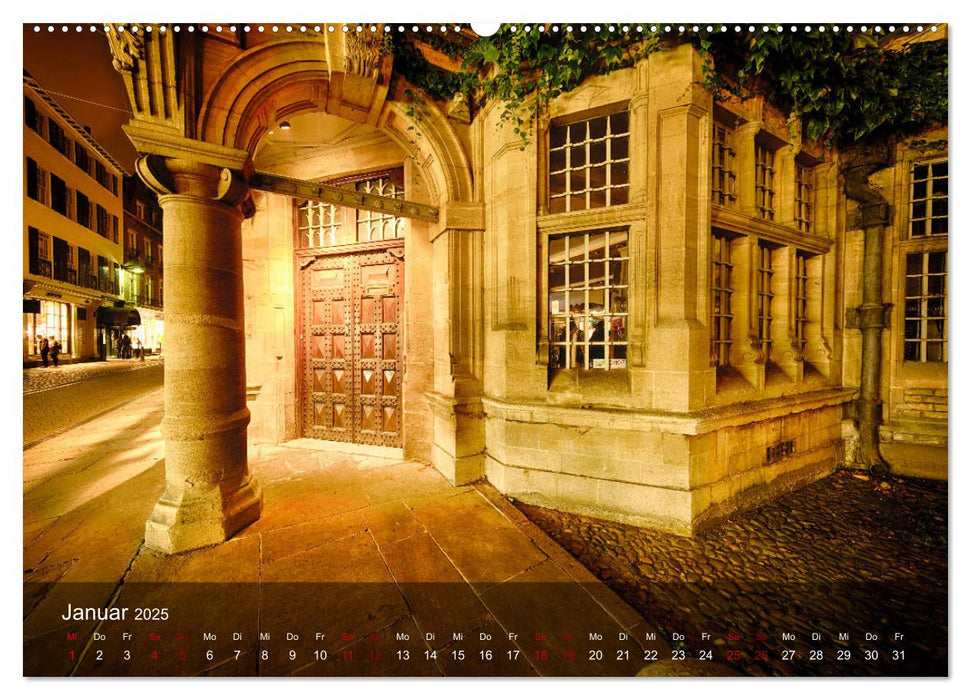 Cambridge street view (CALVENDO Premium Wandkalender 2025)