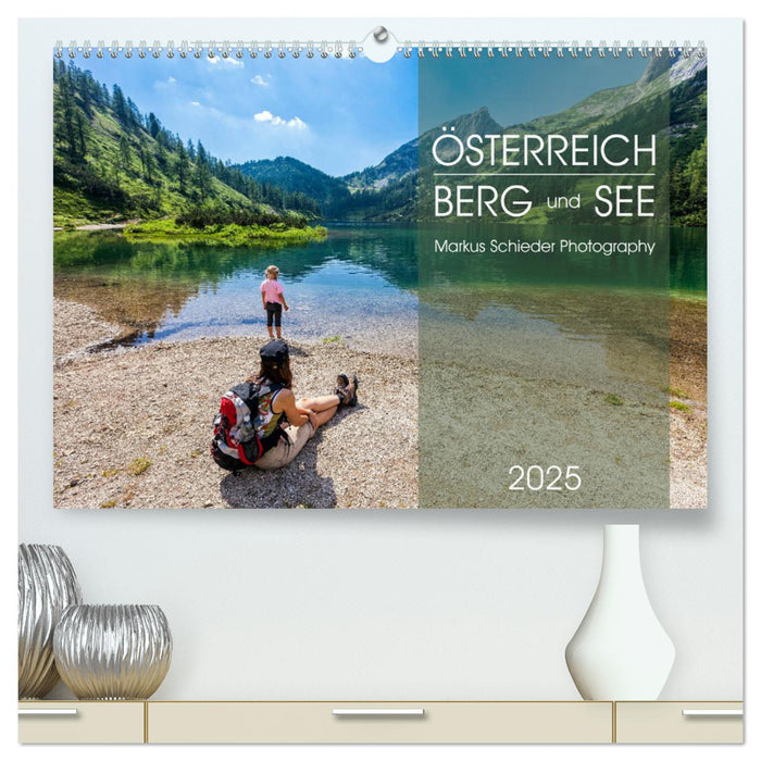 Österreich Berg und See (CALVENDO Premium Wandkalender 2025)