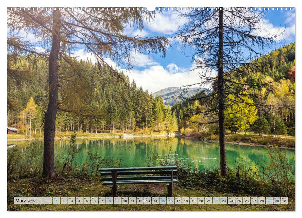 Österreich Berg und See (CALVENDO Premium Wandkalender 2025)