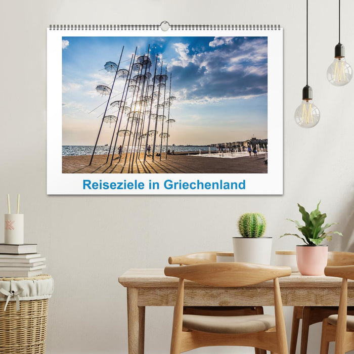 Reiseziele in Griechenland (CALVENDO Wandkalender 2025)