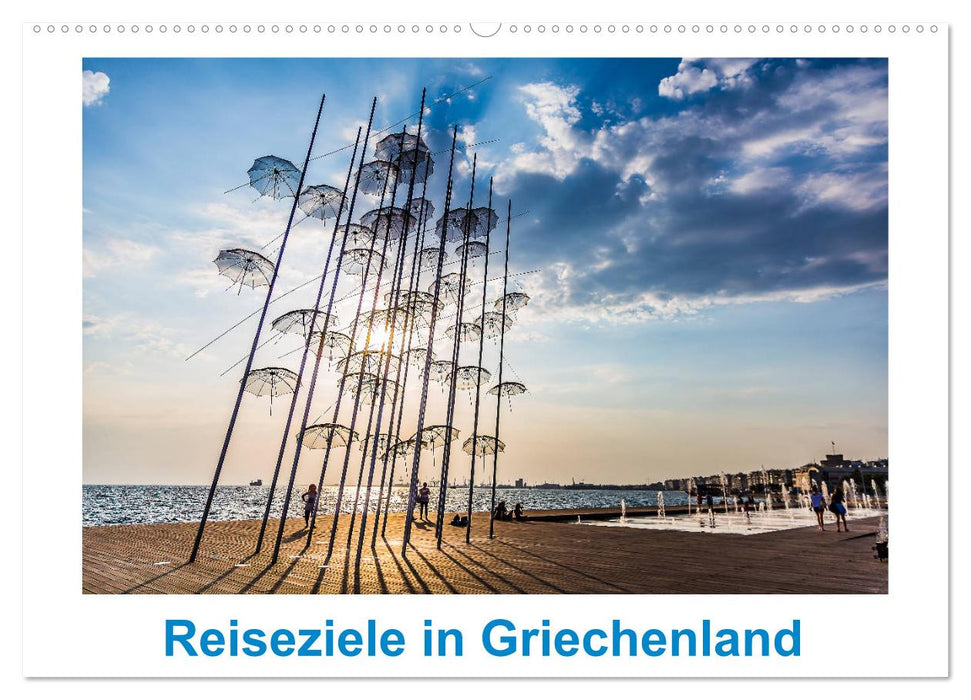 Reiseziele in Griechenland (CALVENDO Wandkalender 2025)