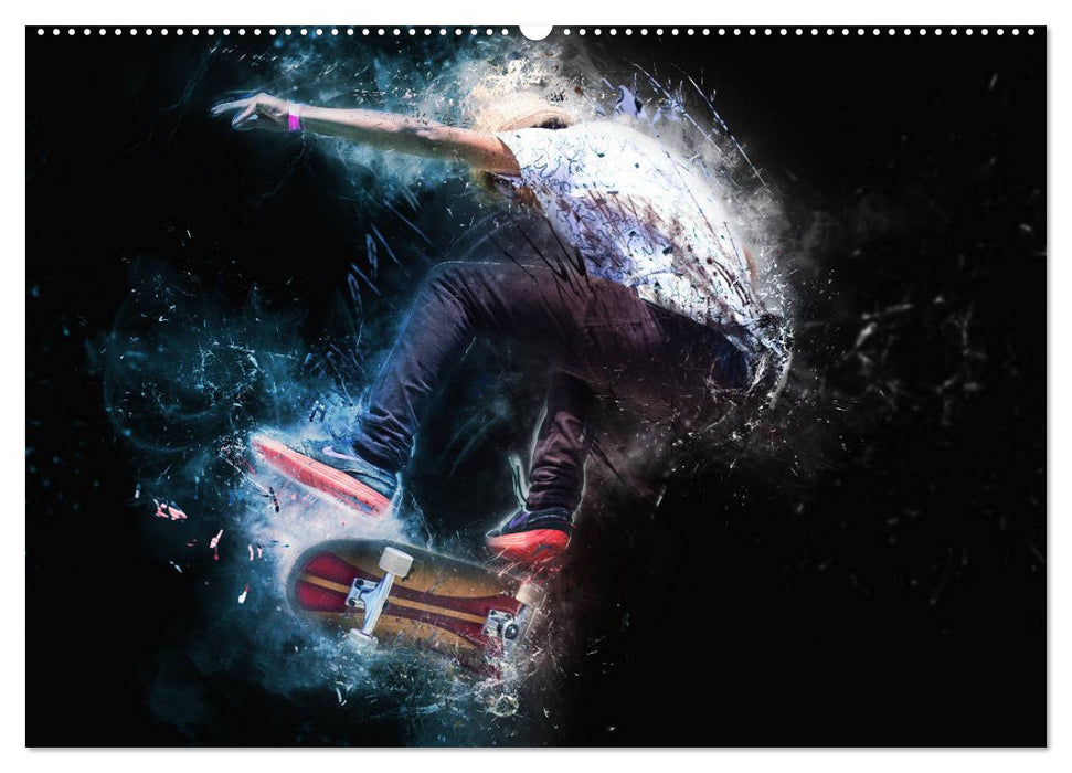 Skateboarding - extrem cool (CALVENDO Premium Wandkalender 2025)