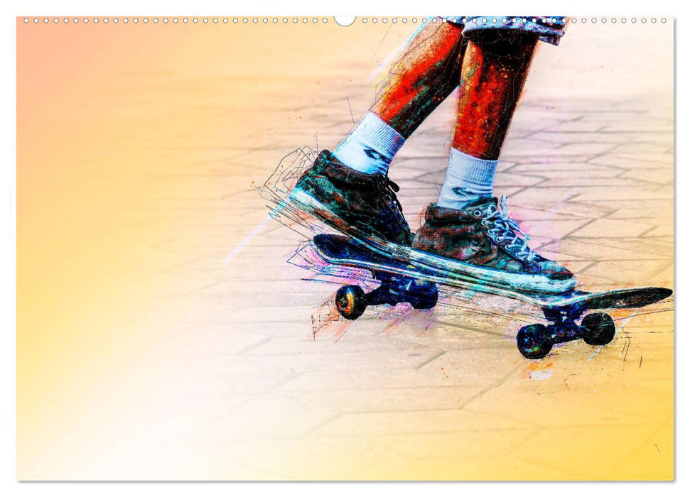 Skateboarding - extrem cool (CALVENDO Premium Wandkalender 2025)