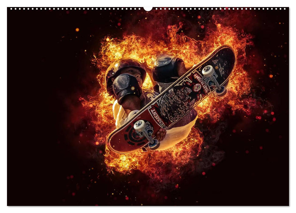 Skateboarding - extrem cool (CALVENDO Premium Wandkalender 2025)