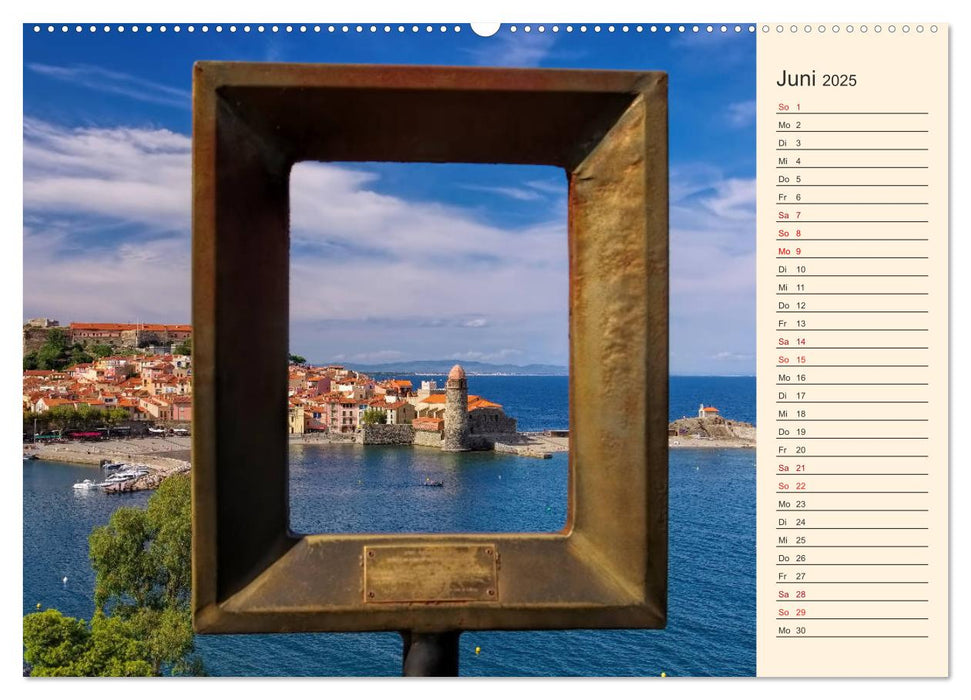 Collioure - Perle der Cote Vermeille (CALVENDO Wandkalender 2025)