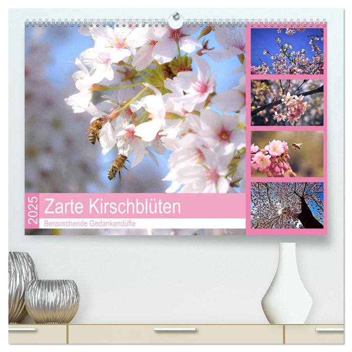 Zarte Kirschblüten - Berauschende Gedankendüfte (CALVENDO Premium Wandkalender 2025)