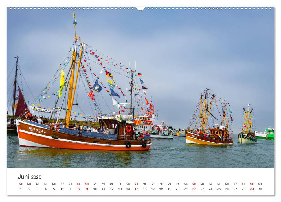 Niedersächsische Küste - Küstenorte von Ostfriesland bis Bremerhaven (CALVENDO Premium Wandkalender 2025)