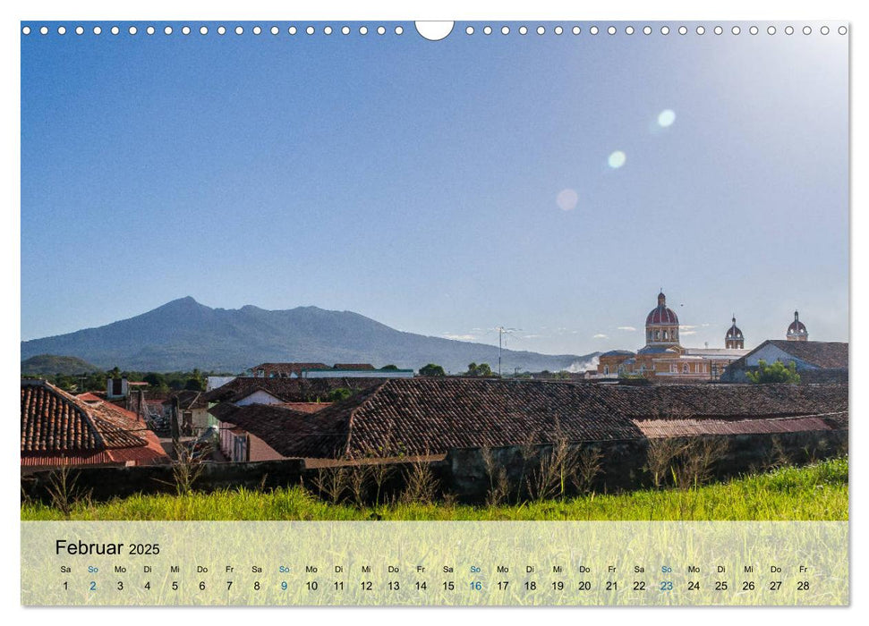 Nicaragua - Land der Gegensätze (CALVENDO Wandkalender 2025)