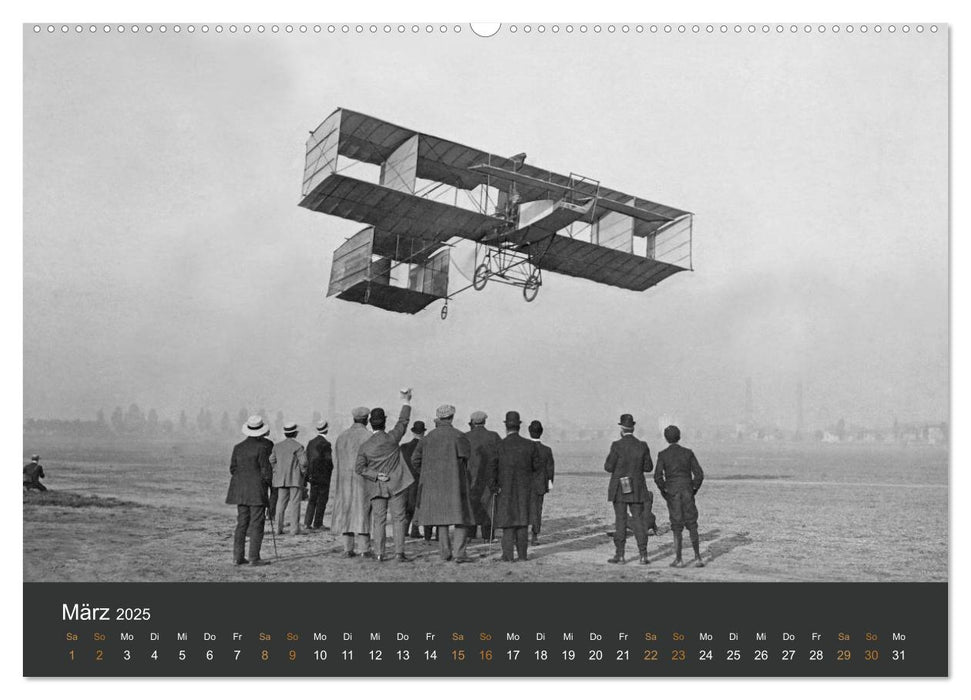 Flugpioniere - Der Traum vom Fliegen (CALVENDO Premium Wandkalender 2025)