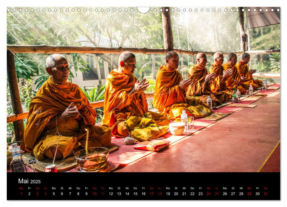 Thailand - Eine Bilderreise durch das Land des Lächelns (CALVENDO Wandkalender 2025)