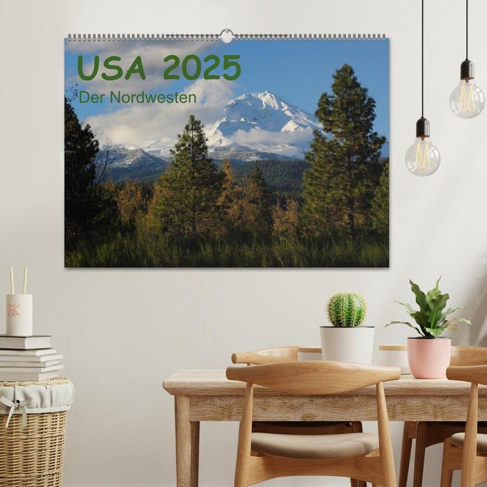 USA 2025 - Der Nordwesten (CALVENDO Wandkalender 2025)