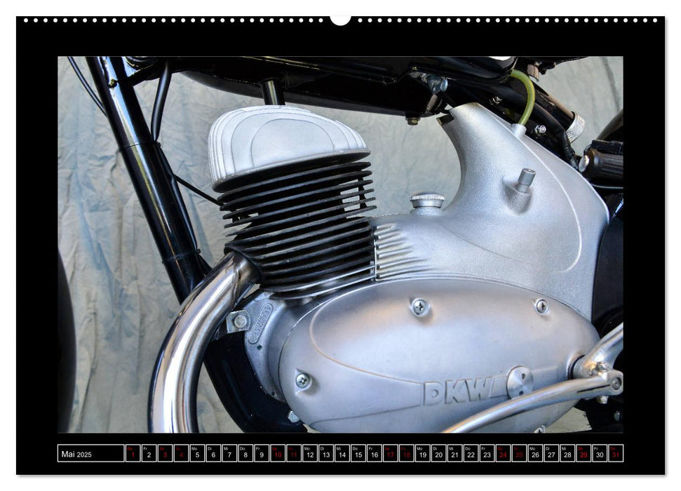 DKW RT 175 - Ein Motorrad der Auto Union (CALVENDO Premium Wandkalender 2025)