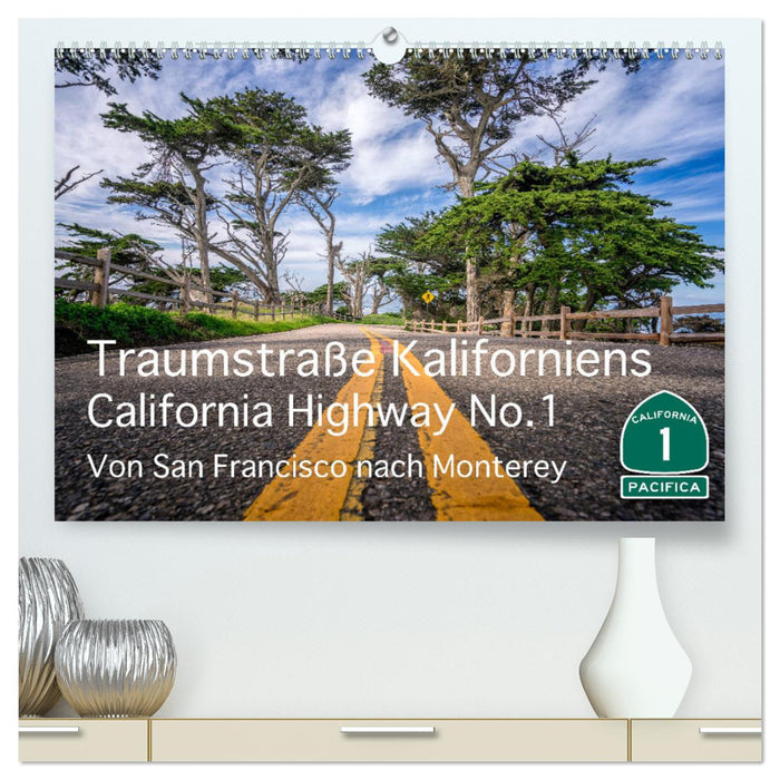 Traumstraße Kaliforniens - California Highway No.1 (CALVENDO Premium Wandkalender 2025)