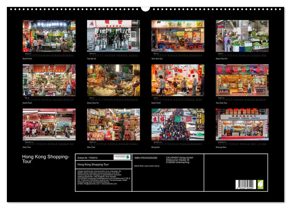 Hong Kong Shopping-Tour (CALVENDO Wandkalender 2025)