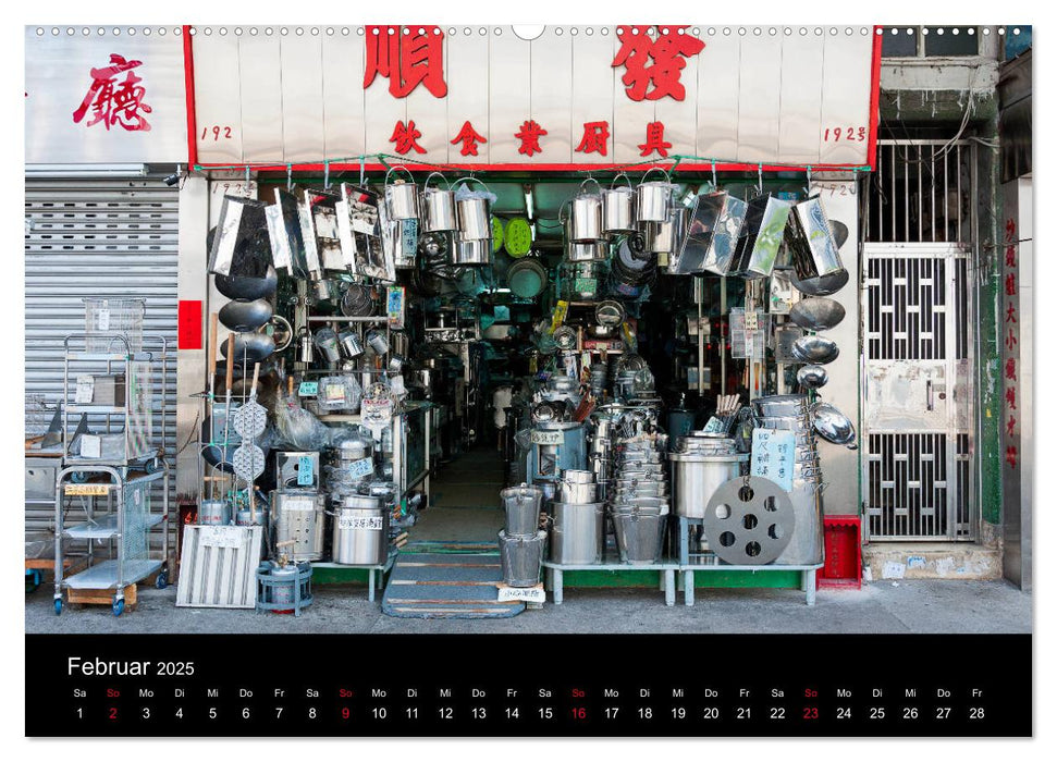 Hong Kong Shopping-Tour (CALVENDO Wandkalender 2025)