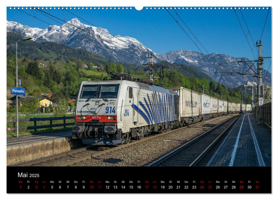 Die Bahn im Salzburgerland (CALVENDO Premium Wandkalender 2025)