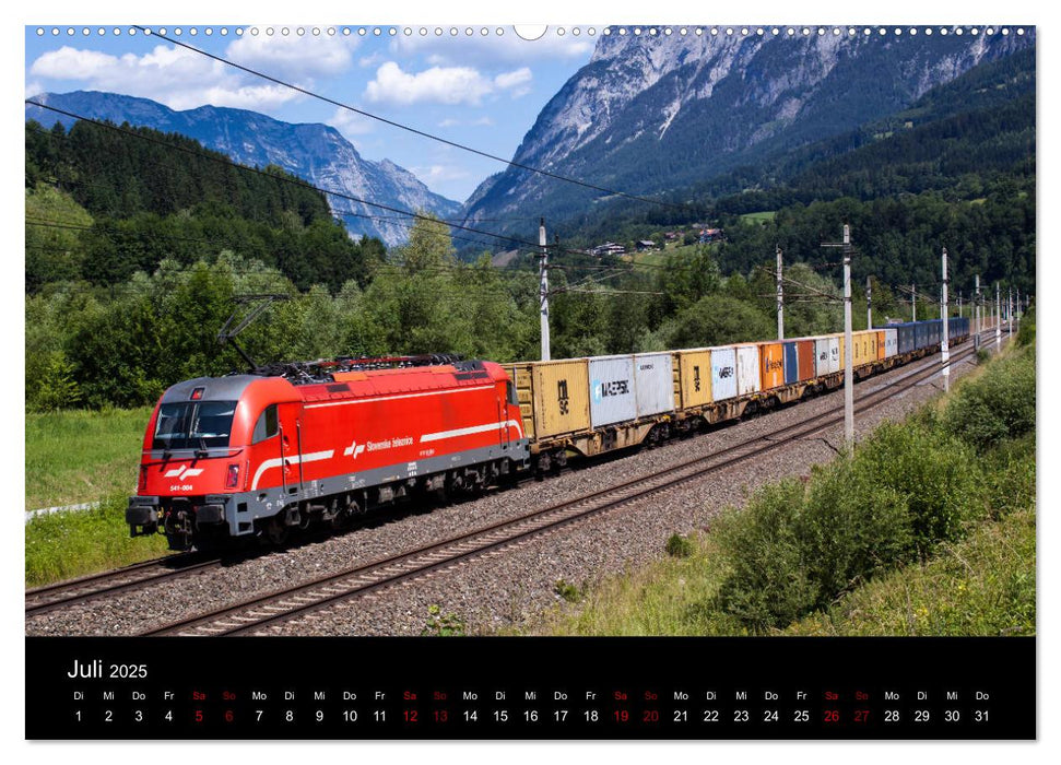 Die Bahn im Salzburgerland (CALVENDO Premium Wandkalender 2025)