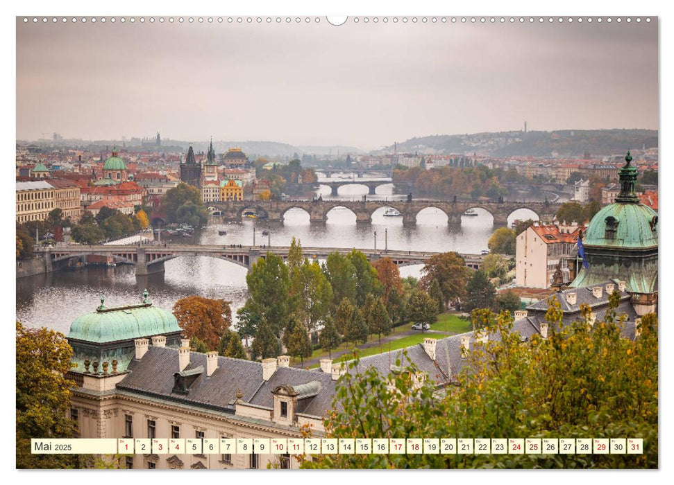 Die schöne Stadt Prag (CALVENDO Premium Wandkalender 2025)