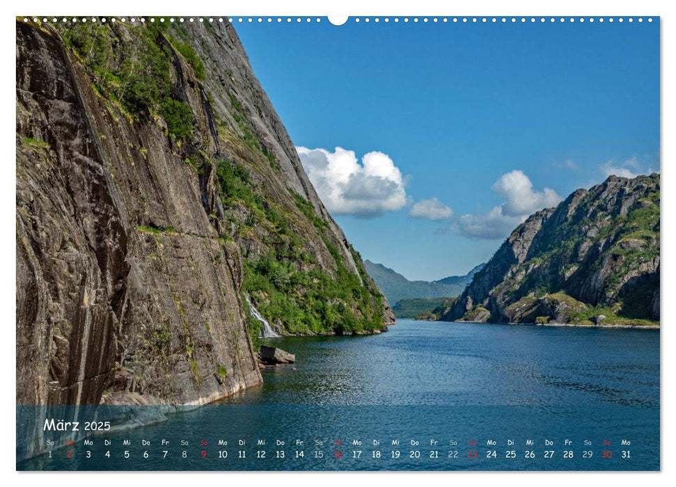 Skandinavien - Fjorde, Schären und Meer... (CALVENDO Premium Wandkalender 2025)