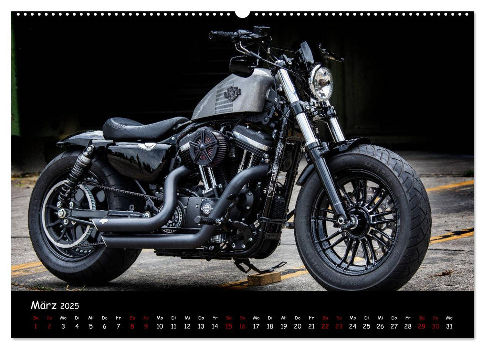 Best of Custom- and Showbikes Kalender (CALVENDO Premium Wandkalender 2025)