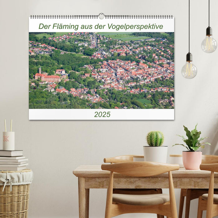 Der Fläming aus der Vogelperspektive (CALVENDO Wandkalender 2025)