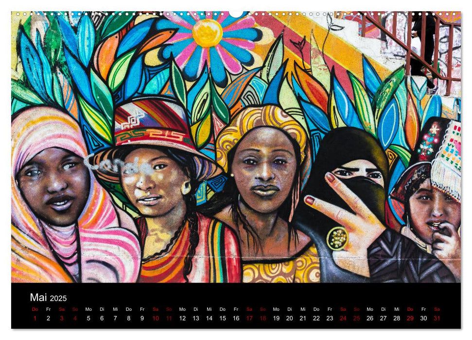 Graffiti und Street Art in La Paz (CALVENDO Premium Wandkalender 2025)