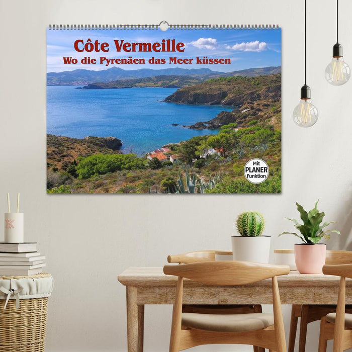 Cote Vermeille - Wo die Pyrenäen das Meer küssen (CALVENDO Wandkalender 2025)