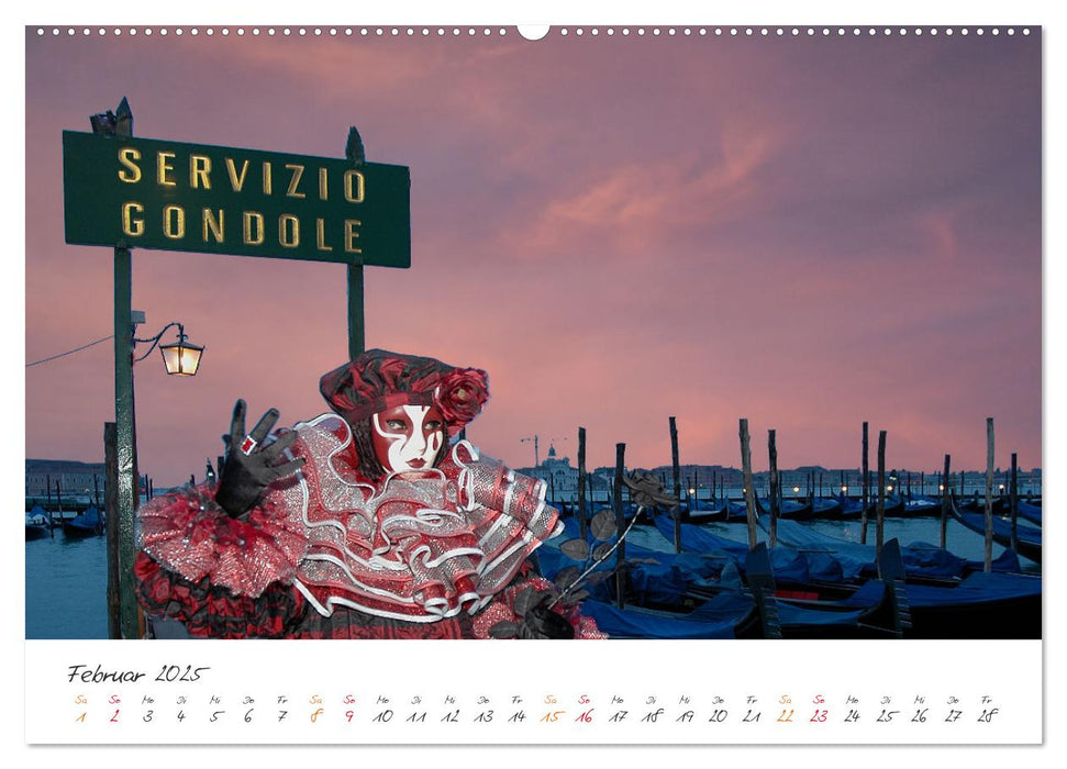 Venedig, eine Stadt im Ausnahmezustand (CALVENDO Premium Wandkalender 2025)