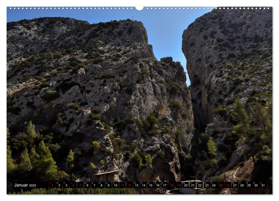 El Caminito del Rey (CALVENDO Premium Wandkalender 2025)