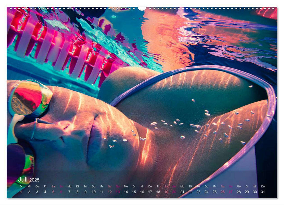 Das Herz der Schwimmerin (CALVENDO Premium Wandkalender 2025)