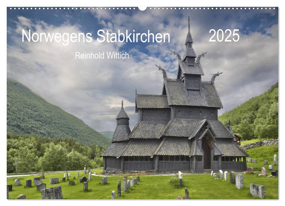 Norwegens Stabkirchen (CALVENDO Wandkalender 2025)