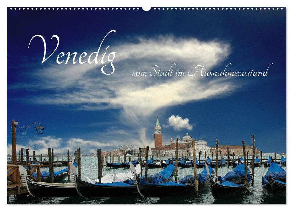 Venedig, eine Stadt im Ausnahmezustand (CALVENDO Wandkalender 2025)