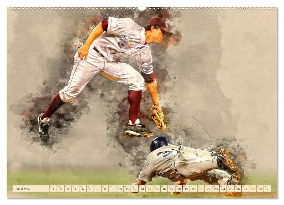 Ich liebe Baseball (CALVENDO Premium Wandkalender 2025)