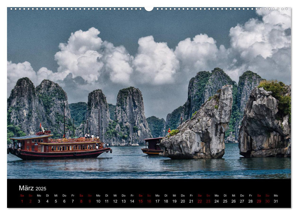 Guten Morgen, Vietnam! (CALVENDO Premium Wandkalender 2025)