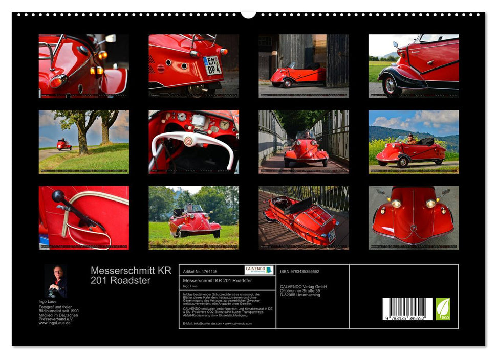 Messerschmitt KR 201 Roadster (CALVENDO Premium Wandkalender 2025)