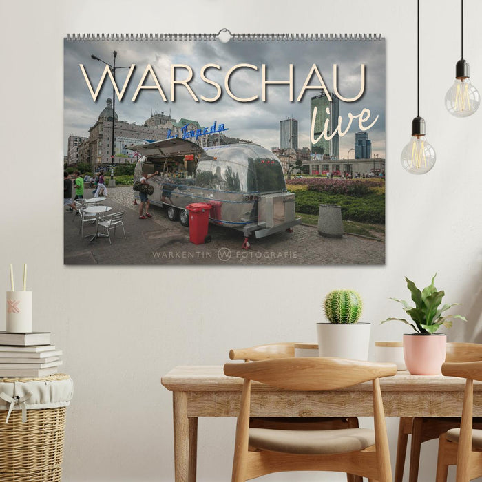 Warschau live (CALVENDO Wandkalender 2025)