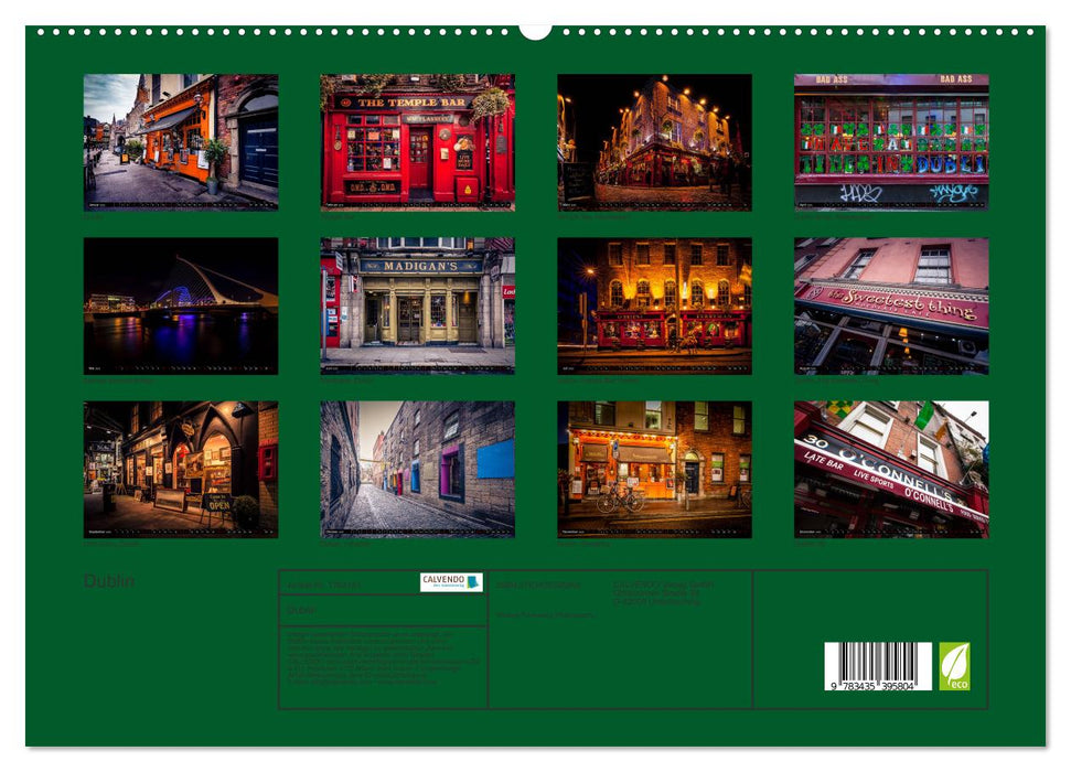 Dublin (CALVENDO Premium Wandkalender 2025)