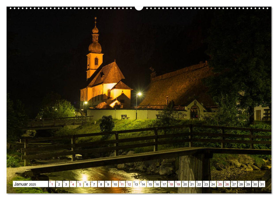 Alpenglück - Nationalpark Berchtesgaden (CALVENDO Wandkalender 2025)