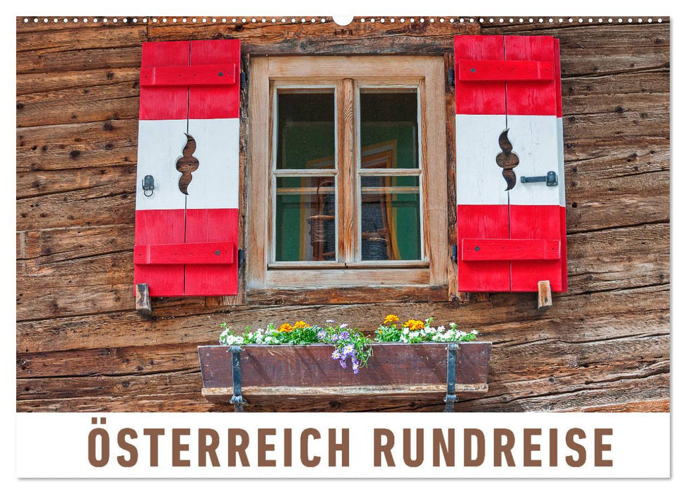 Österreich Rundreise (CALVENDO Wandkalender 2025)