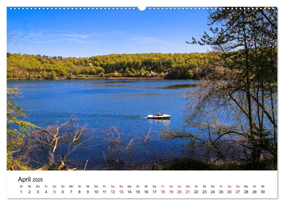 Sehenswertes in der Eifel - Die schönsten Maare (CALVENDO Premium Wandkalender 2025)