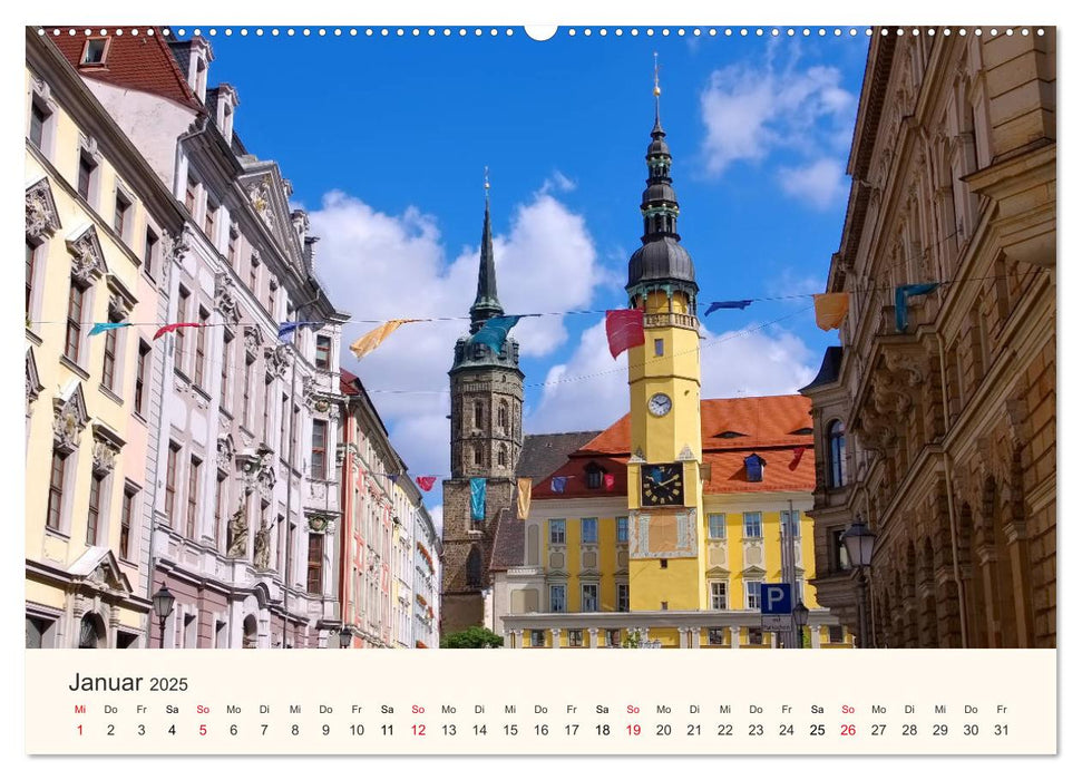 Bautzen - Perle der Oberlausitz (CALVENDO Premium Wandkalender 2025)