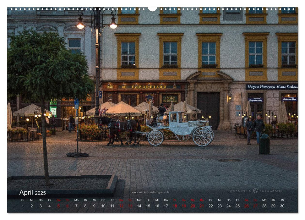 Krakau live (CALVENDO Wandkalender 2025)