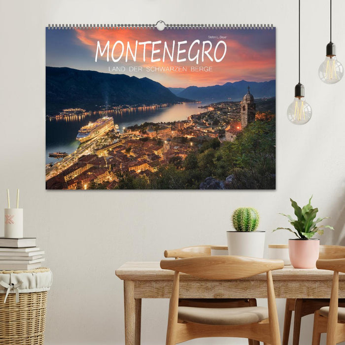 Montenegro - Land der schwarzen Berge (CALVENDO Wandkalender 2025)