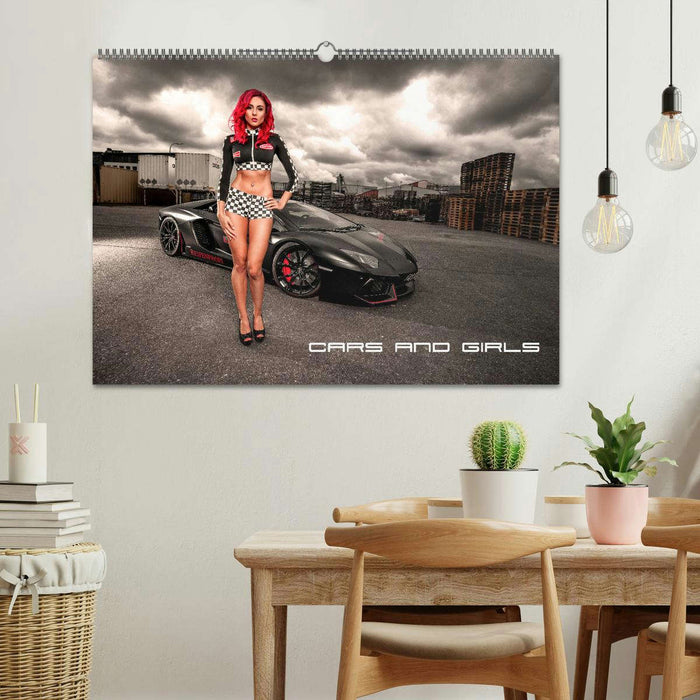 Cars and Girls (CALVENDO Wandkalender 2025)