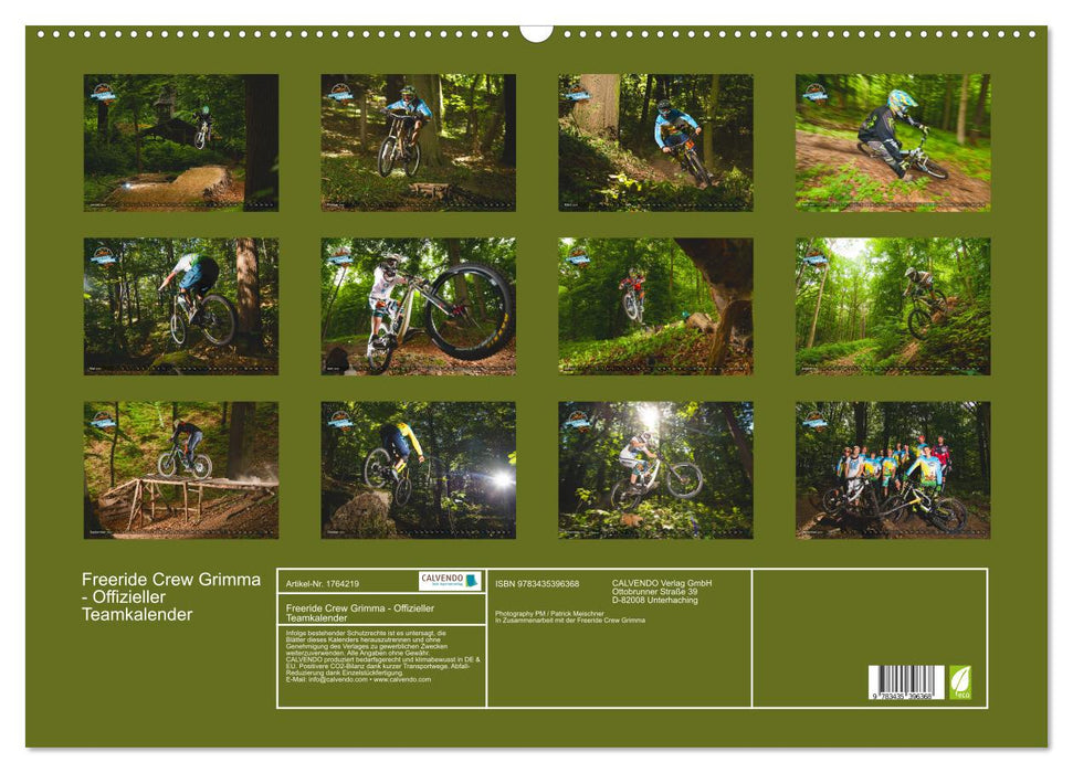 Freeride Crew Grimma - Offizieller Teamkalender (CALVENDO Wandkalender 2025)